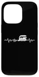 Coque pour iPhone 13 Pro Train Heartbeat Locomotive Chemin de fer Vapeur Modèle Train