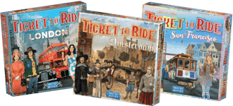 Ticket To Ride 3-pack (Amsterdam, London, San Fransisco)