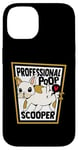 Coque pour iPhone 14 Professional Poop Scooper Chien Wauwau Bouledogue français