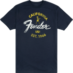 Fender Baja Blue T-Shirt, Blue, XL