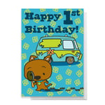 Scooby Doo 1st Birthday Greetings Card - Standard Card