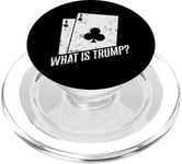 Qu'est-ce que Trump The Art of Euchre PopSockets PopGrip pour MagSafe