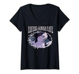 Disney Little Mermaid Ursula Haters Gonna Hate T-Shirt avec Col en V