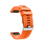 Eariy bracelet compatible with Garmin Forerunner 945 watch, replacement silicone soft watch band for adults men and women, comfortable and durable., Orange