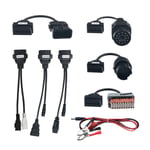 8 st OBD2-kablar för Autocom CDP Pro Set diagnostisk gränssnittsskanner