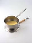 KitchenCraft Simmer Ring With Wooden Handle Suitalbe in Gas and Electric Hob