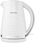 Morphy Richards Hive White Jug Kettle - 1.5L - Rapid Boil - Plastic - High Glos