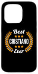 Coque pour iPhone 15 Pro Best Cristiano Ever Dicton amusant Prénom Cristiano