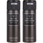 David Beckham Instinct Duo 2 x Deospray 150ml - 300 ml