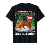 Oh Christmas Tree Your Ornaments Are History Mink Xmas Tee T-Shirt