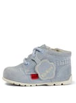 Kickers Baby Kick Hi Boot - Light Blue , Light Blue, Size 1 Younger