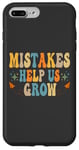 Coque pour iPhone 7 Plus/8 Plus Groovy Growth Mindset Positive Retro Teachers Retournent à l'école