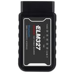 OBD2 Mobilscanner til Bil - Bluetooth V1.5 - ELM327 - Sort