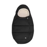 Maxi-Cosi Baby Car Seat Footmuff, Baby footmuff, Provides Comfort, Easy and Safe, Soft and Sturdy Fabrics, Machine Washable, Compatible with All Maxi-Cosi Baby car Seats, Twillic Black