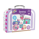 Galt Sewing Case - Creative Cases Childrens Sewing Set - Introduction to Sewing Kit -Learn to Sew Arts and Crafts Kit for Kids - 6 Colourful and Fun Sewing Projects, Carry Case and Guide - Ages 7 Plus