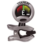 Snark ST-8T Titanium Rechargeable Clip-On Tuner | Super Tight Chromatic Tuning, 360° Rotating HD Display, Noise-Blocking, USB Charging