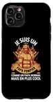 Coque pour iPhone 11 Pro Je Suis Un Papa Pompier Drôle Cadeau Homme pompier