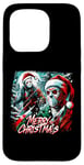 iPhone 15 Pro Merry Christmas Festive Slasher Candy Cane Menace Case