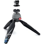 Manfrotto PIXI Xtreme Mini Tripod Kit with Head for GoPro Cameras (MKPIXIEX-BK), Manfrotto Black with GoPro Adapter