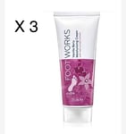 3 x Foot Works Vanilla Berry Moisturising Cream with Red Currant Extract 75ml