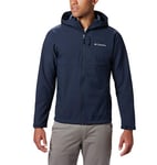 Columbia Men's Ascender Hooded Softshell Jacket Shell, Collegiate Navy, L