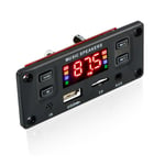 12V Car FM Radio Module Bluetooth Speaker MP3 Decoder Board USB TF Music Player