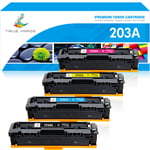 4x Toner Cartridge fits for HP 203A Color LaserJet Pro MFP M281fdw M254dw M254nw