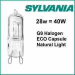 Ampoule SYLVANIA Halogène Hi-Pin G9 2000H 28 W Pot 40W 230V Neuf Dim