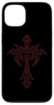 iPhone 13 Y2k Mall Goth Grunge Aesthetic Gothic Cross Case