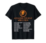 Ancient Greek History, Alexander The Great World Tour T-Shirt