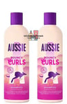 2 X Aussie BOUNCY CURLS Shampoo 300ml Curly Hair