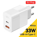 USB C Laddare 33W GaN Typ C PD Snabbladdning För iPhone 14 13 12 11 Pro Max XS 8 P För iPad Pro Air iPad Mini