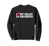 I Love My Crazy Ex Girlfriend Heart Love My Ex GF Christmas Sweatshirt