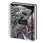 Genuine Hbo Game Of Thrones Stark And Targaryen A5 Hardback Journal Notebook Pad