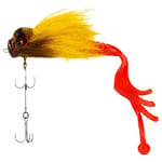 Mouse Fishing  Fly Hooks Soft Fly Fishing Lures with  Hooks Yellow H7P15668