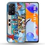 Coque pour Xiaomi Redmi Note 11 Pro / 11 Pro 5G Manga One Piece Sunny