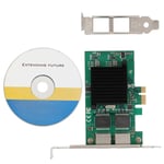 PCI-E X1 1000 Mbps kaksiporttinen Gigabit EtherneT -verkkokortti