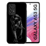 Coque pour Samsung Galaxy A53 5G Animal Panthère Noire