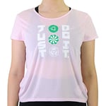 Nike Icnclsh T-Shirt Femme Pink Foam/HTR/White FR: M (Taille Fabricant: M)