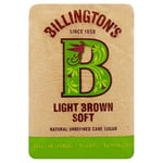 Billington's Light Brown Soft Natural Unrefined Cane Sugar, 500 g, Pack of 10