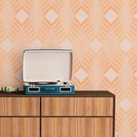 A.S. Création Retro 70s Diamond Wallpaper Orange/Beige Retro Chic 395323 8.50m x 0.53m Paste The Wall