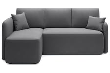 Hadson 3-seters Sofa med Divan - Mørk grå 3 seters sofa divan Mørkegrå