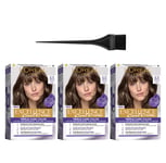 L'Oréal Excellence Cool Creme Permanent Hair Color Anti-Brass All Colors 3-Pack