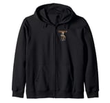 Steampunk Cat Automaton - Theseus Zip Hoodie