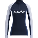 Swix V Racex Classic Half Zip W Dark Navy/Lake Blue