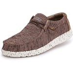 Dude Shoes Homme Wally SOX Mocassin, Marrón, 45 EU