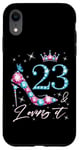 iPhone XR 23 & Loving it 23rd Birthday 23 Years Old Woman Queen Bday Case