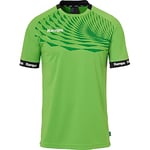 Kempa Wave 26 Shirt Tee Shirt t-Shirt de Sport à Manches Courtes Vetement Fonctionnel Handball Gym Jogging Running Maillot Homme , Vert Espoir/Lagon, 3XL