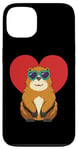 Coque pour iPhone 13 Cœur Groundhog Day Cute Groundhog Valentines Day