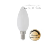 Dimbar LED kronljus opal 2700K 600lm E14 6W